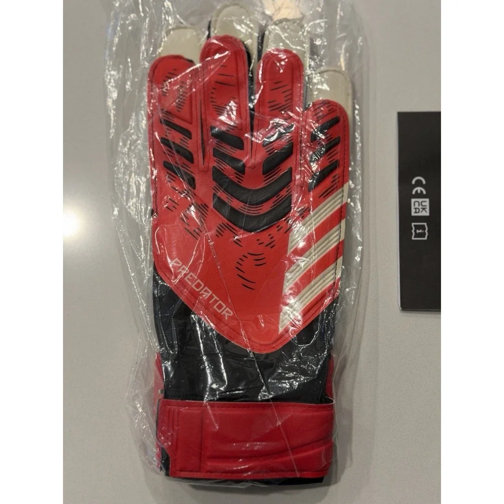 Adidas Predator GL Training Soccer Goalkeeper Gloves JH3805 Red Black Size 8 NWT